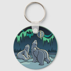 Chaveiro do urso polar do presente do urso da