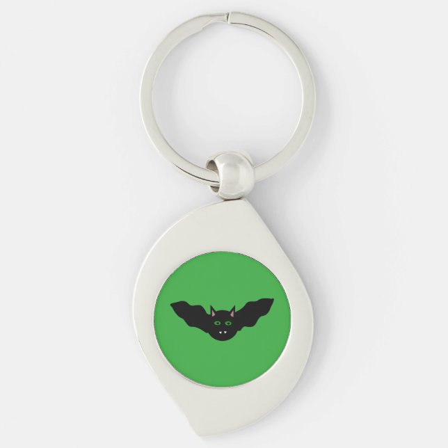 Chaveiro do Vampiro Cat Faced Bat Halloween (Frente)