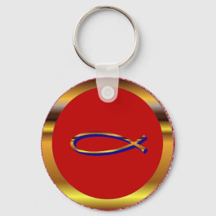 Chaveiro do Vermelho-Ouro de Ichthys