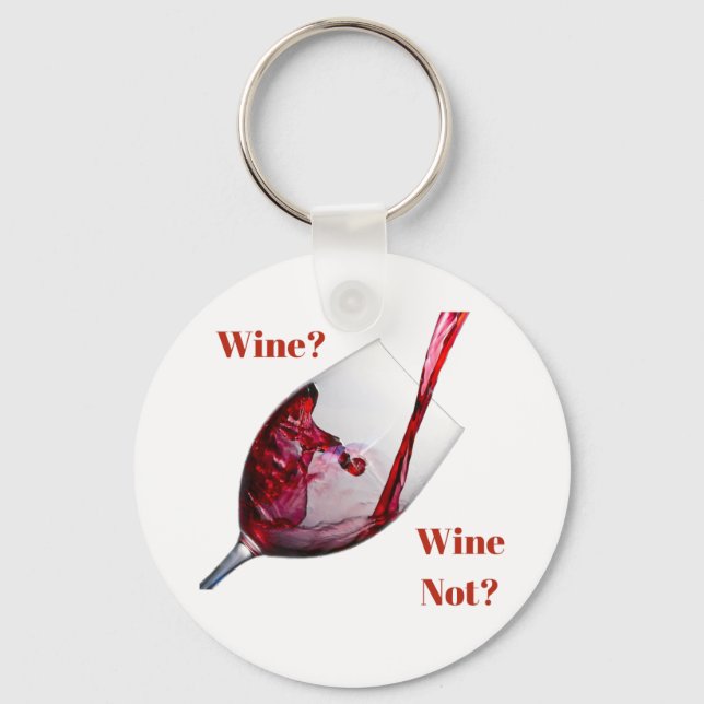Chaveiro do Vinho? Vinho Não? (Frente)