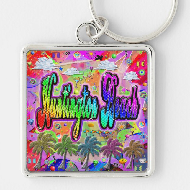 Chaveiro do Vista Express de praia em Huntington (Frente)