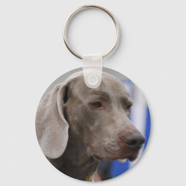 Chaveiro do Weimaraner Cute (Frente)