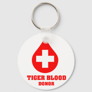 Chaveiro Doador de sangue do tigre