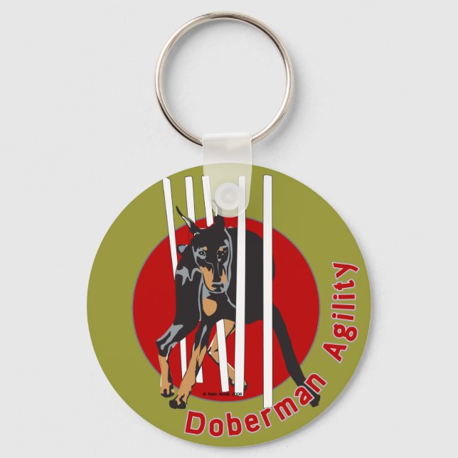 Chaveiro Doberman Agability Weaves (Frente)