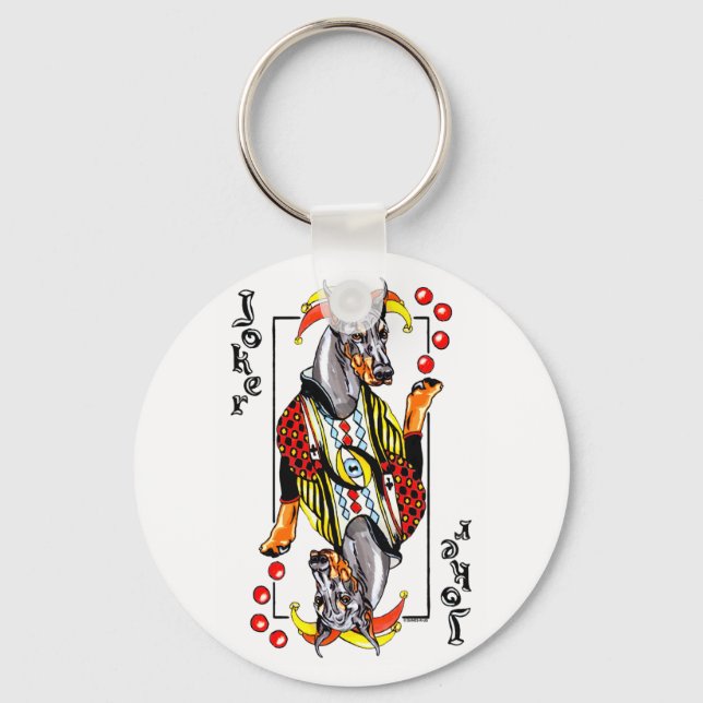 Chaveiro Doberman Black Joker (Frente)