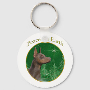 Chaveiro Doberman Pinscher Peace