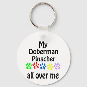 Chaveiro Doberman Pinscher Walks Design