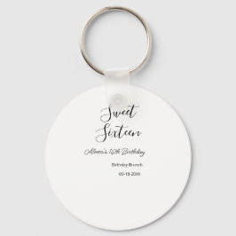 Chaveiro Doce, 16 anos, almoço de 16 anos, nome d