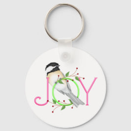 Chaveiro Doce Chickadee "Alegria"