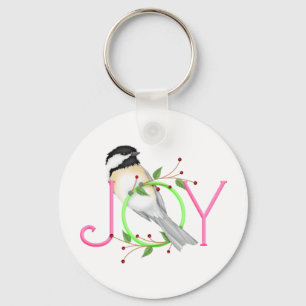 Chaveiro Doce Chickadee "Alegria"