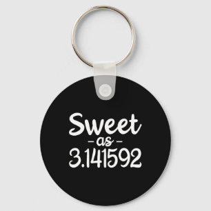 Chaveiro Doce Como Engraçado 3,141592 Pi (Pie) 3,14 Cute Pi