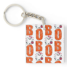 Doce Desenho de Halloween de Fantasma Kawaii “Boo”