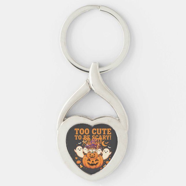Chaveiro Doce Design de Fantasma de Abóbora de Hamster de H (Frente)