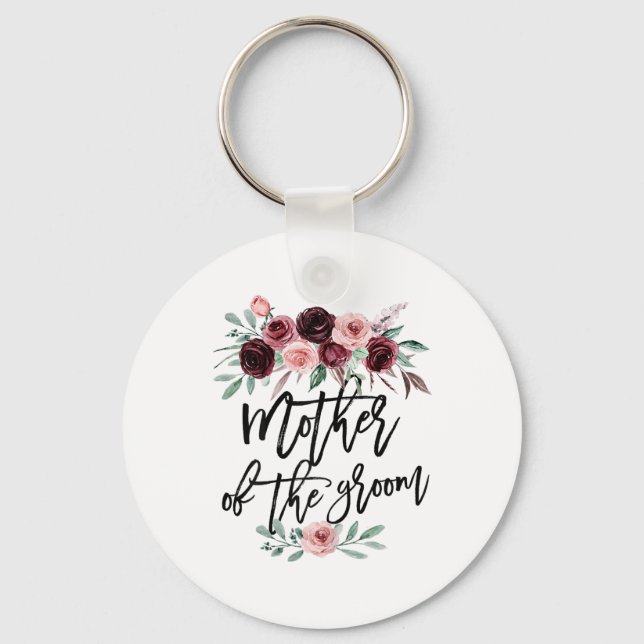 Chaveiro Doce Design de Flor de Noiva para Chuvas de Noiva  (Frente)