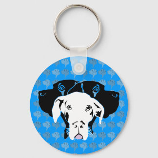 Chaveiro Doce Dogue Alemão branco
