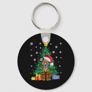 Chaveiro Doce Feio Árvore Xmas Luzes Cão Selvagem Africano
