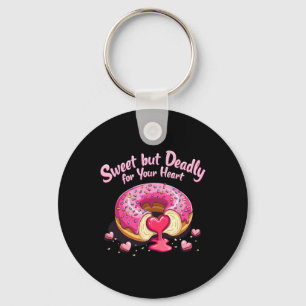 Chaveiro Doce Mas Divertido Romântico Fatal Donut Ele
