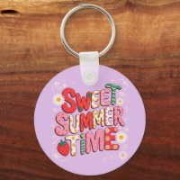 Doce Tempo de Verão Coquette Morango Retro Praia 