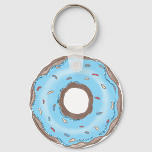 Chaveiro Doce Um Menino Azul Doce Favor de Aniversário Botã