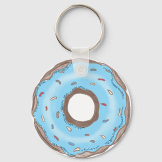 Chaveiro Doce Um Menino Azul Doce Favor de Aniversário Botã