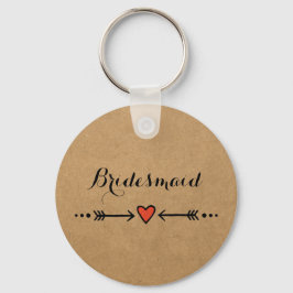 Chaveiro Doces e setas cor-de-rosa Presente de Bridesmaid