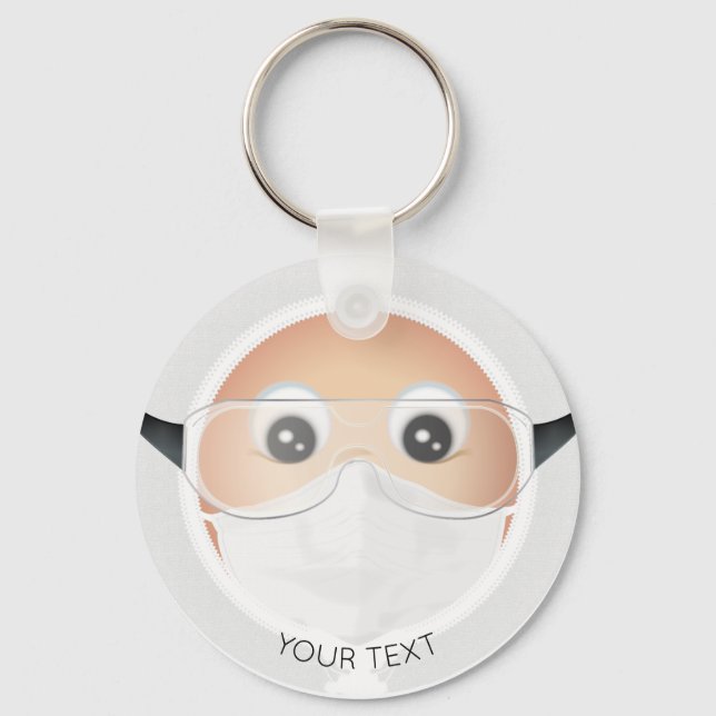 Chaveiro Doctor Emoji (Frente)