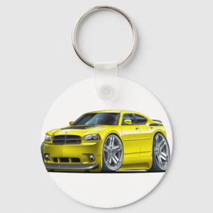 Chaveiro Dodge Charger Daytona Yellow Car