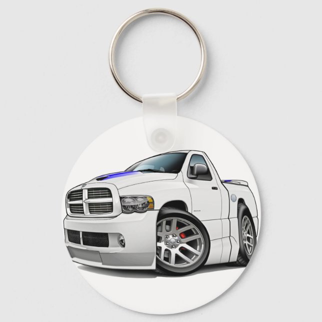 Chaveiro Dodge SRT10 Ram White (Frente)