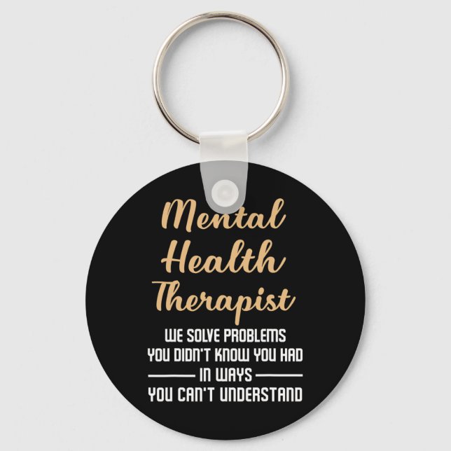 Chaveiro Doença Mental Conselheiro de Saúde Presente - Tera (Frente)