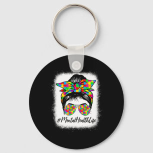 Chaveiro Doença Mental Mulheres Que Apoiam Autismo Aw