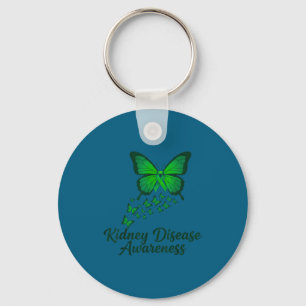 Chaveiro Doença renal Ckd conscientização laço verde fofoCk
