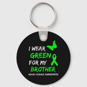 Chaveiro Doença Renal Eu Visto Verde Para Minha Fita Irmão