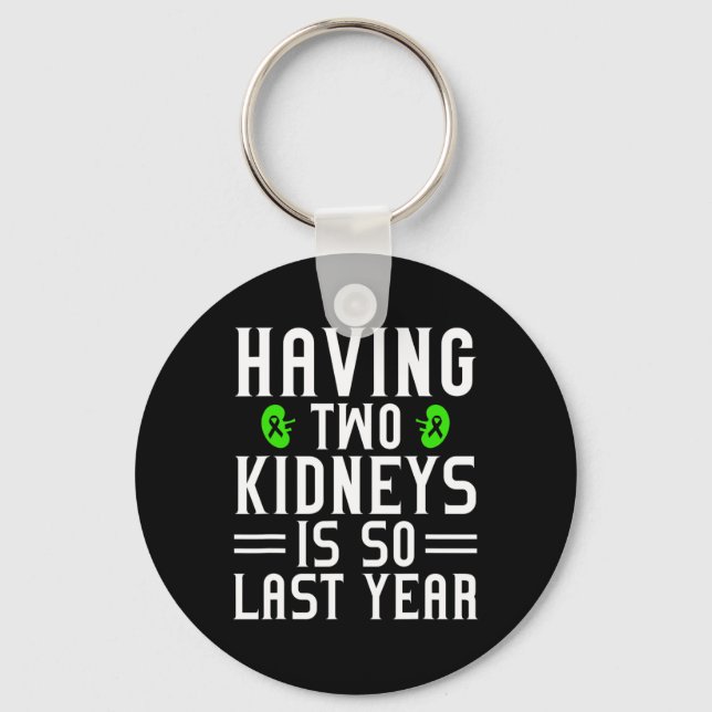 Chaveiro Doença renal Transplantador de órgãos de transplan (Frente)
