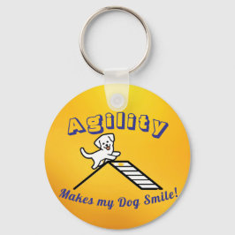 Chaveiro Dog Agility Themed Keychain