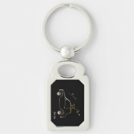 Chaveiro Dog on Wall Street Petra Gliff Keychain