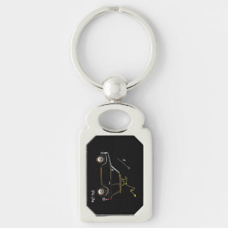 Chaveiro Dog on Wall Street Petra Gliff Keychain
