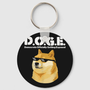 Chaveiro Doge Meme Democrats Oficialmente Expostos D.o