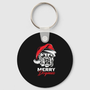 Chaveiro Dogmas English Buldogue Christmas