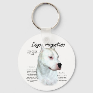 Chaveiro Dogo Argentino History Design