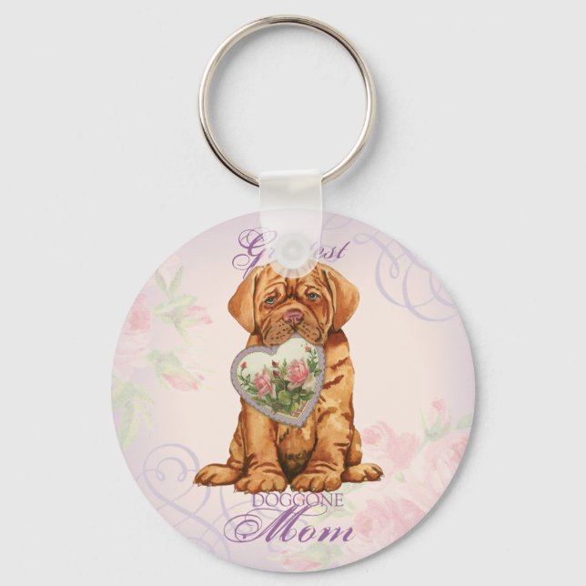 Chaveiro Dogue Heart Mãe (Frente)