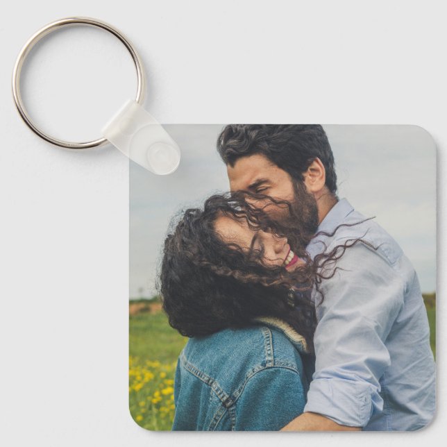 Chaveiro Dois Casais personalizados de fotos (Frente)