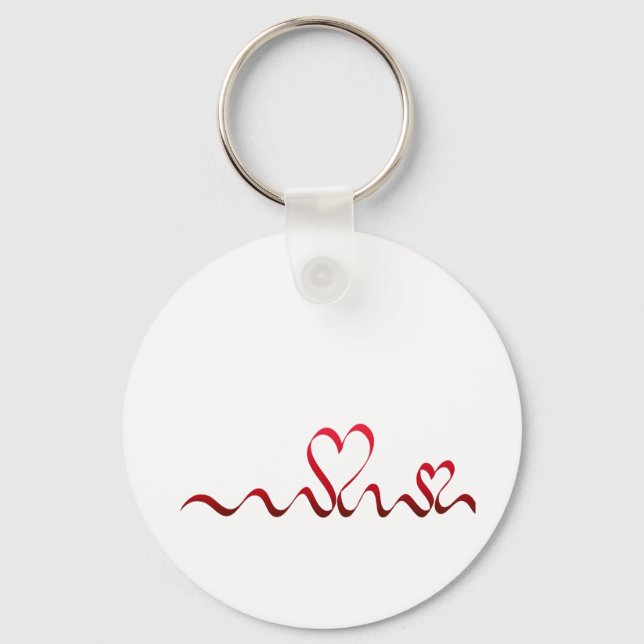 Chaveiro Dois Corações (Frente)