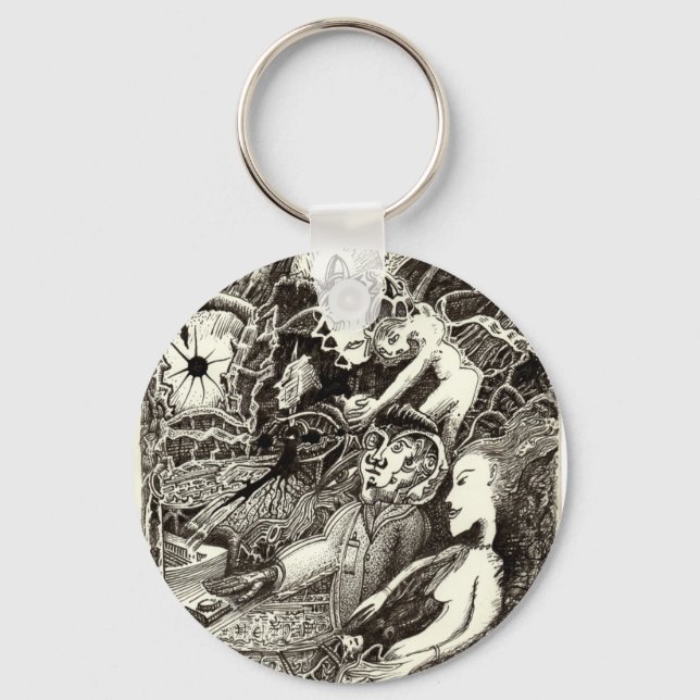 Chaveiro Dois mundos (Frente)