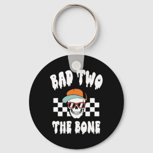 Chaveiro Dois O Esqueleto De Halloween Do segundo aniversár