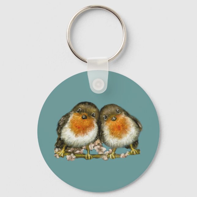 Chaveiro dois robins (Frente)