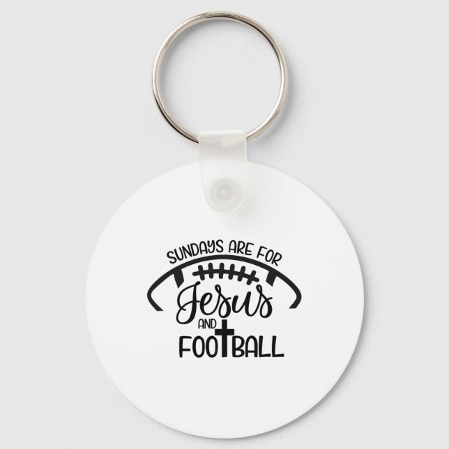 Chaveiro Domingos São Para Jesus E Futebol - Fé Cristã (Frente)