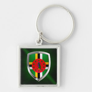 Chaveiro Dominica Mettalic Emblem