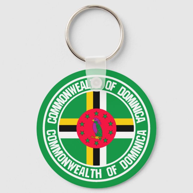 Chaveiro Dominica Round Emblem (Frente)