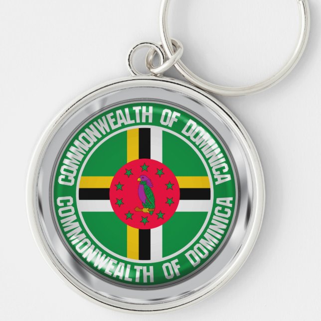 Chaveiro Dominica Round Emblem (Frente)