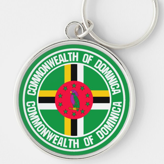 Chaveiro Dominica Round Emblem (Frente)